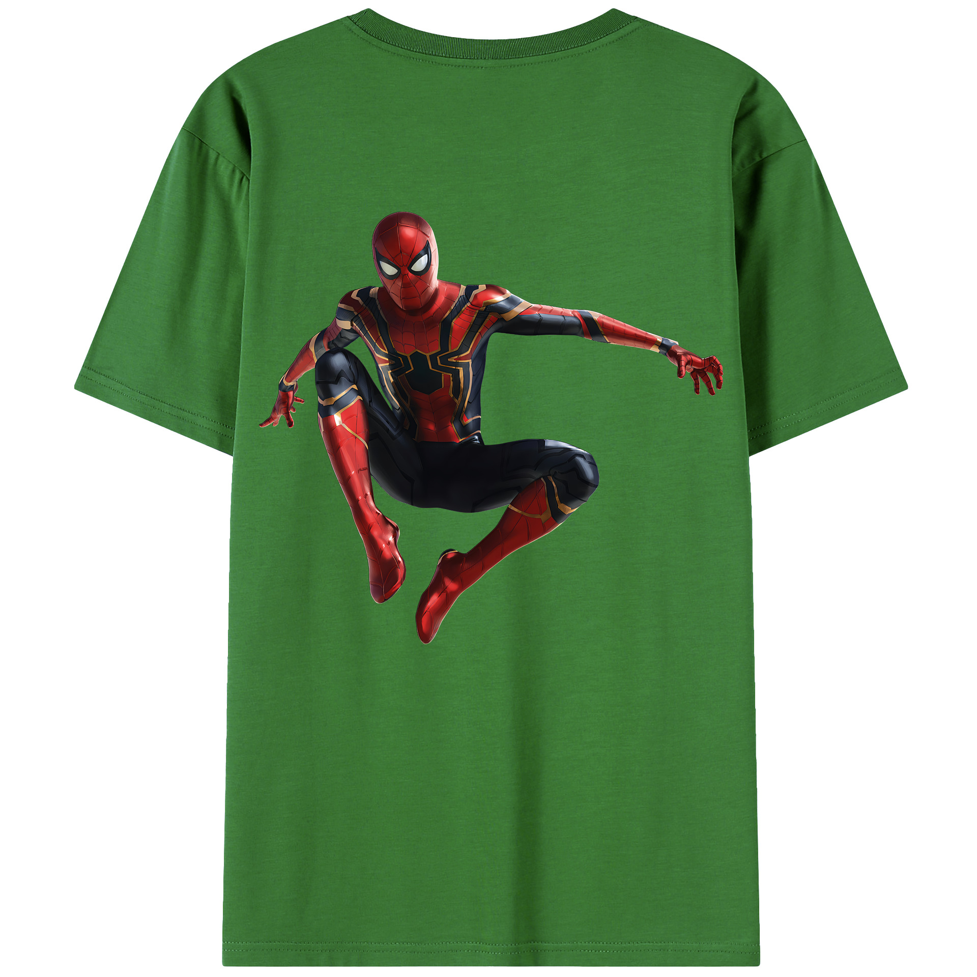 （画像用） Spider Man スパイダーマン レディース半袖Tシャツ(バックプリント)